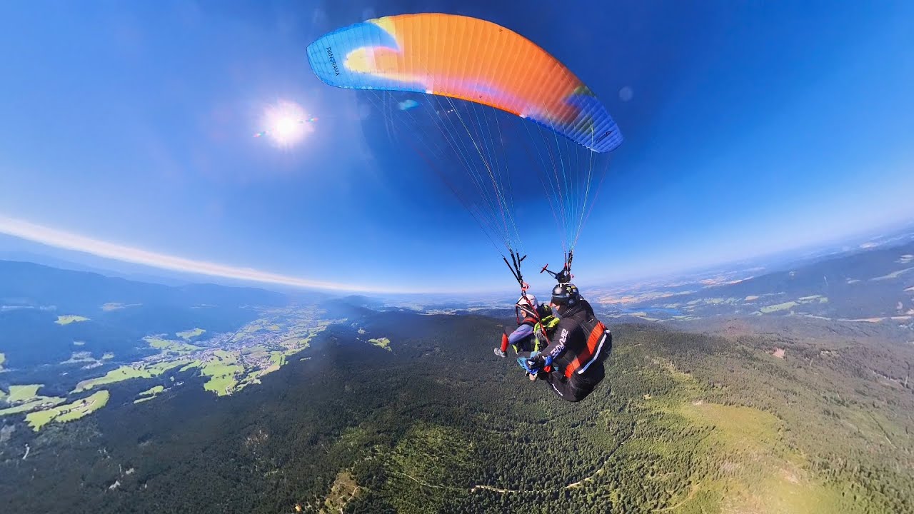 Tandemfliegen am Osser @tandem-fly 3 Days Air time