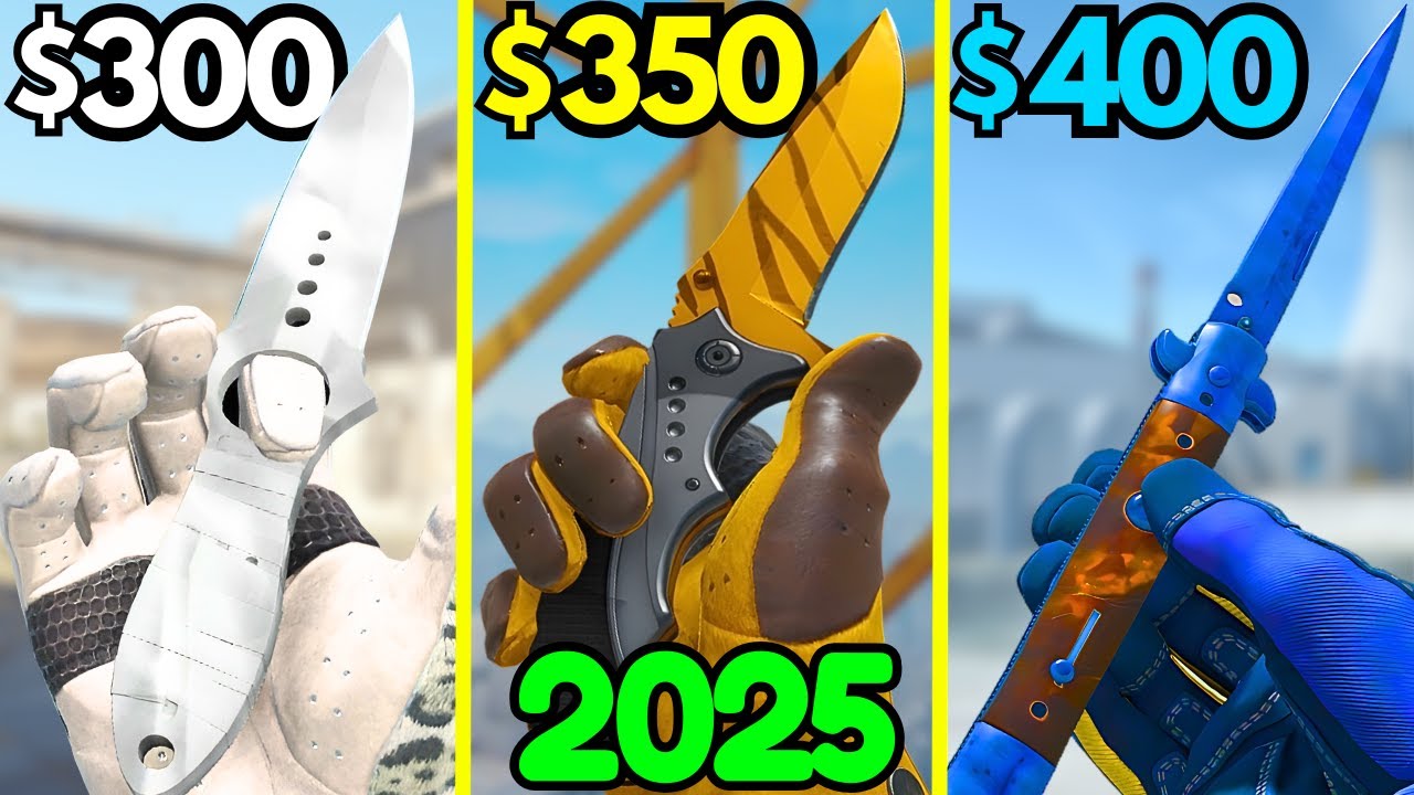 BEST Budget Knives Under $400 in 2025 (CS2 Cheap Knife Skins)