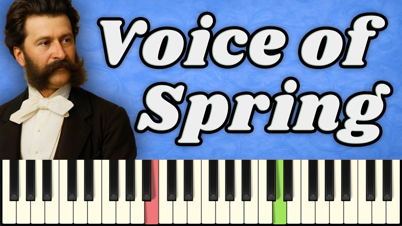 Voice of Spring by Johann Strauss II | Piano Tutorial for Beginners | Learn to Play Spring Waltz