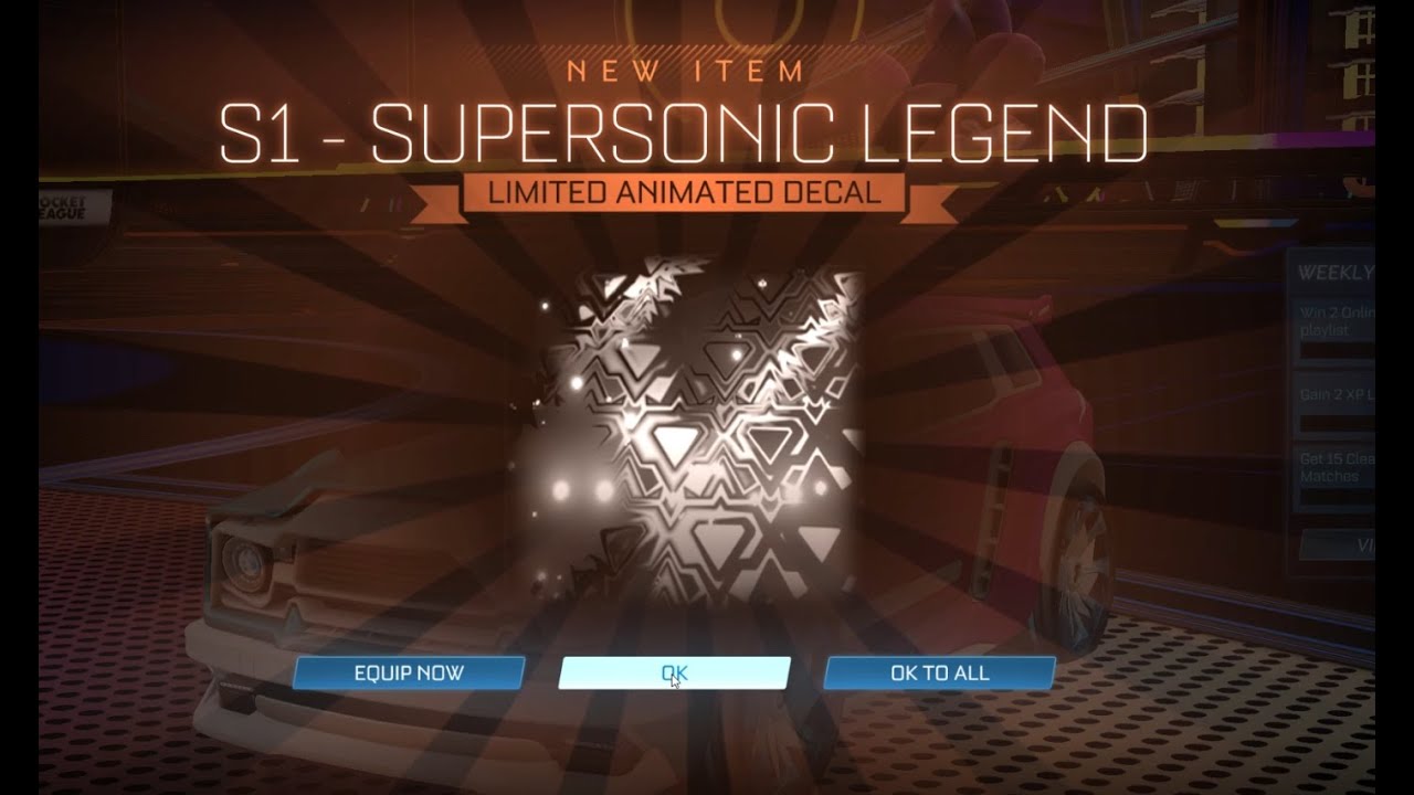 Season 1 Decals Rewards Drop + Showcase