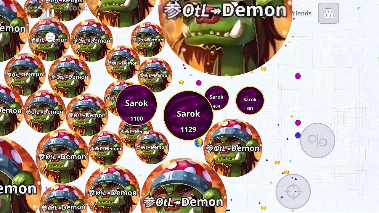 INSANE DESTROYING TEAMS (AGARIO MOBILE)
