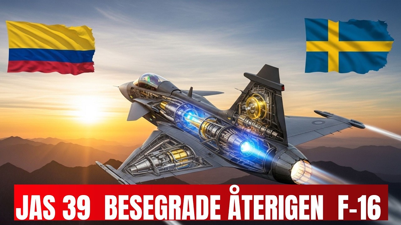 🇸🇪 Colombia väljer Gripen – säger nej till F 16 och Rafale