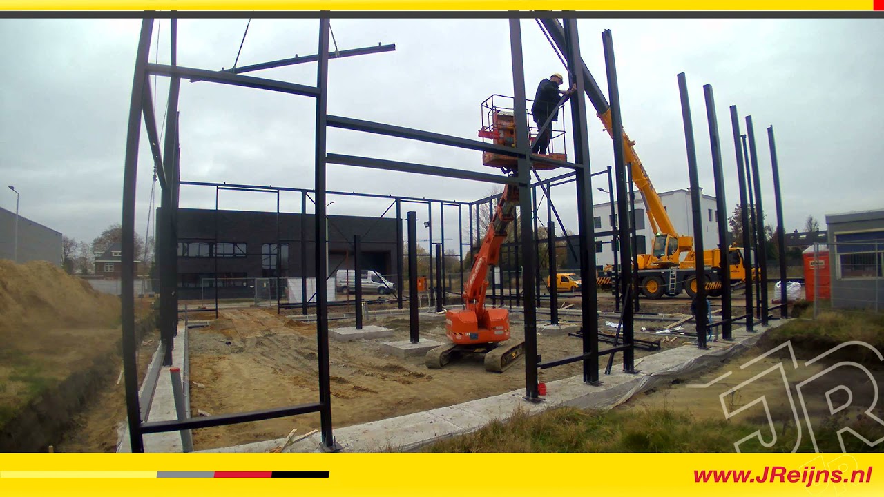 Montage staalconstructie & kanaalplaatvloeren - BergamoHavando