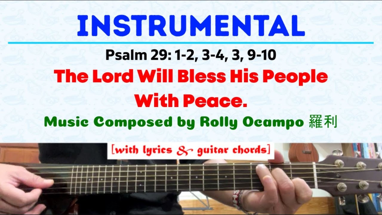 [INSTRUMENTAL] January 11, 2026 Psalm | Psalm 29: The Lord Will Bless His People With Peace.
