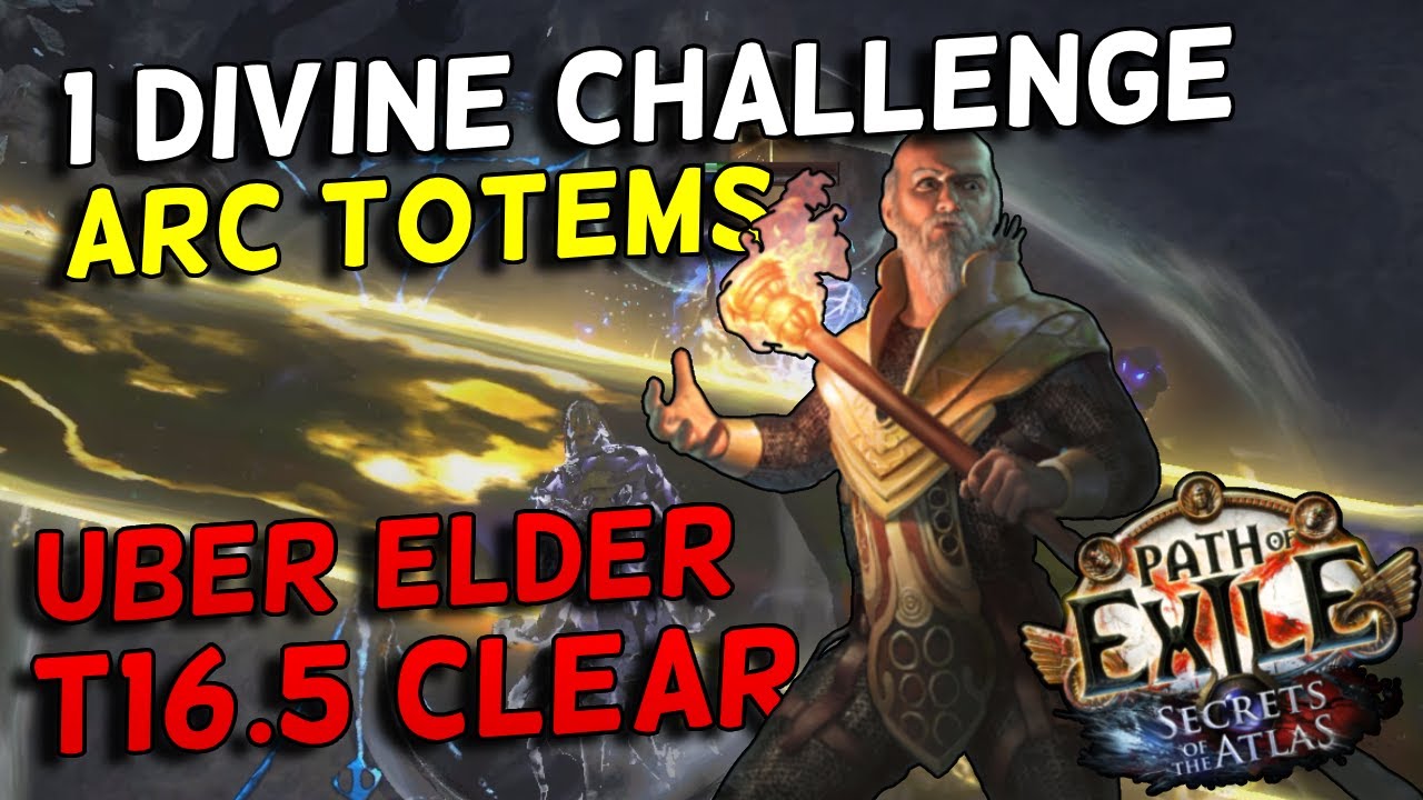 Arc is BACK! Arc Totems Hierophant - 1 Divine Challenge | Path of Exile 3.26