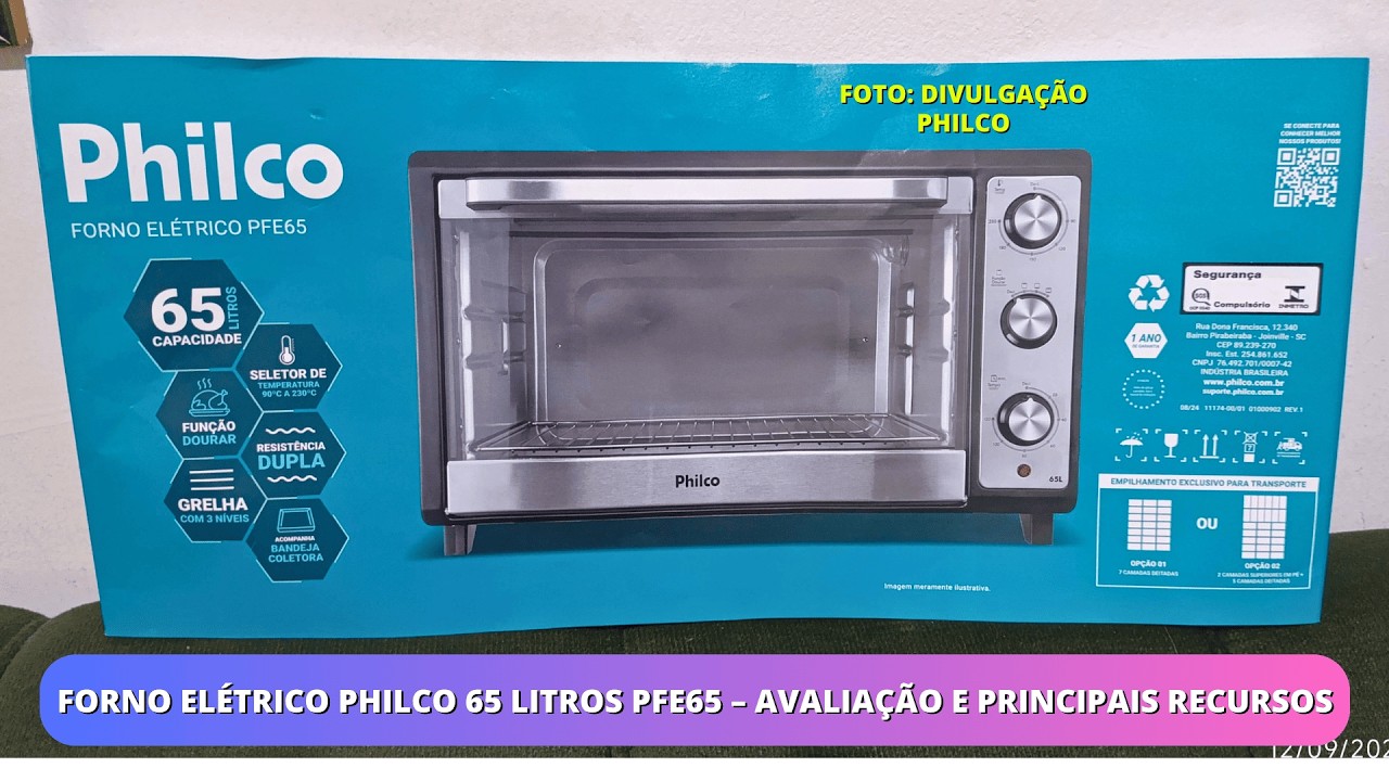 Forno Elétrico Philco 65 Litros PFE65 – Avaliação e Principais Recursos