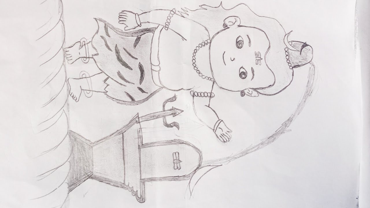   Shiv  ji  भोलेनाथ drawing for children Art new latest 2026