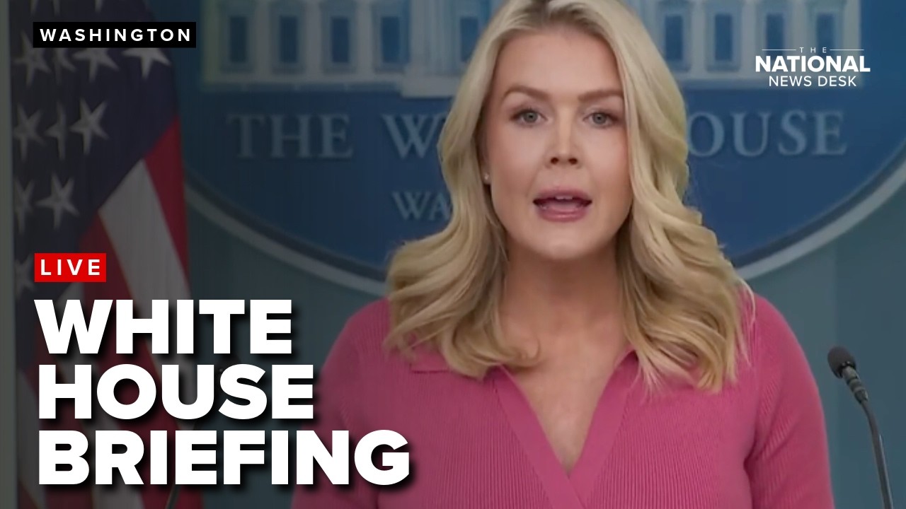 Karoline Leavitt White House press briefing