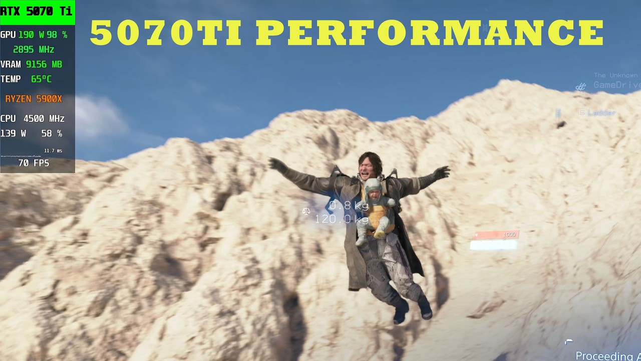 Death Stranding 2 PC   5070Ti 4k Max Settings How optimized is it?
