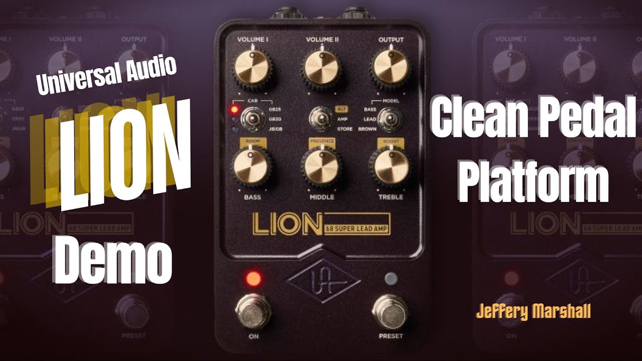 UA Lion - Marshall Amp Model Pedal - Using As A Pedal Platform