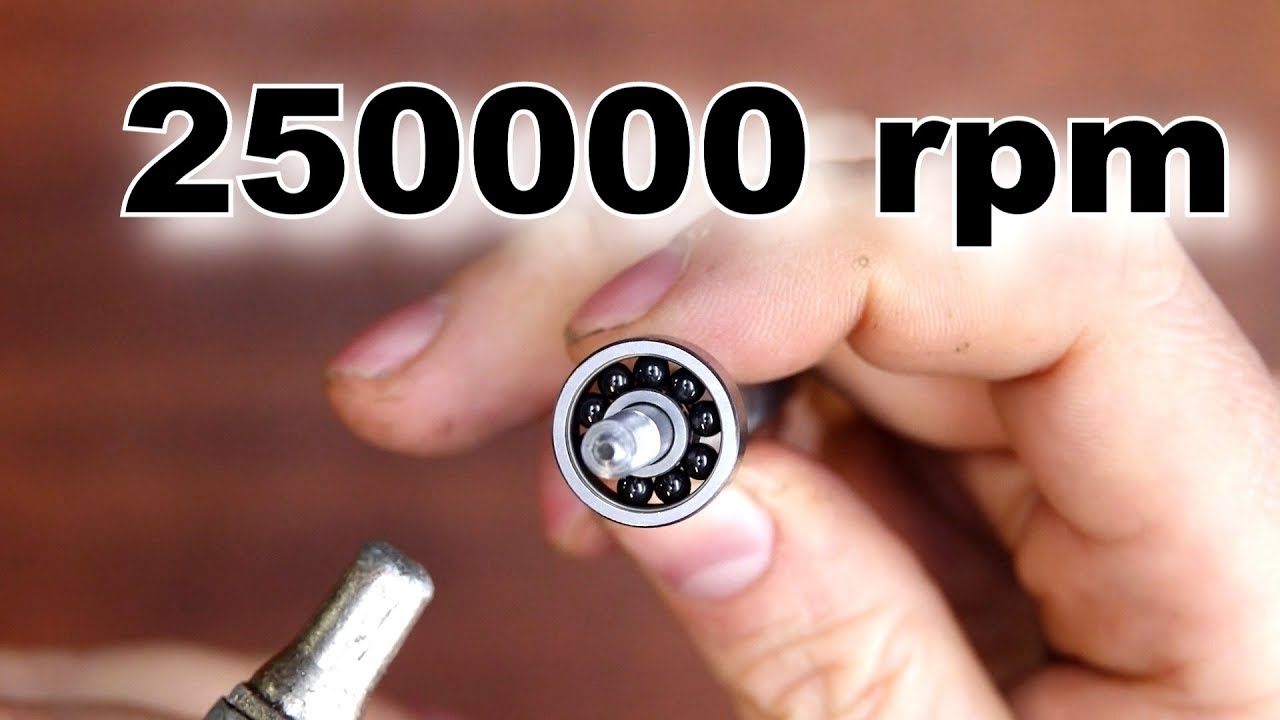 250 000 об/мин (rpm)