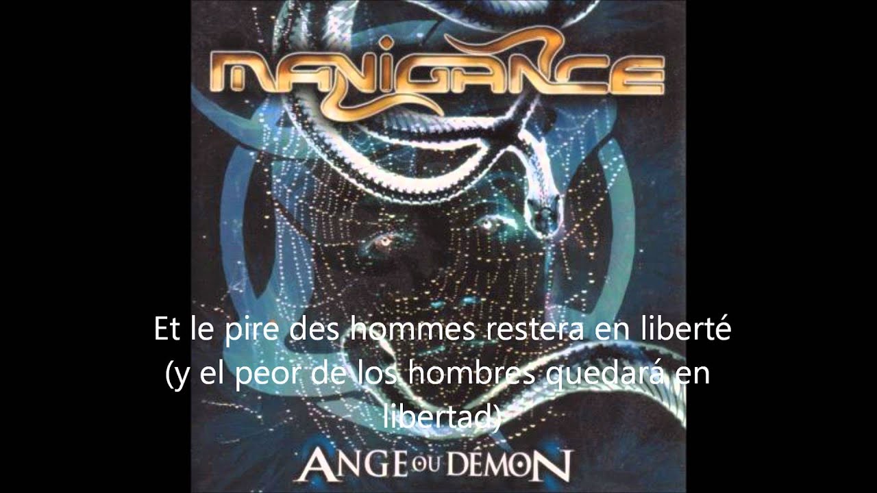 Manigance - Ange Où Demon (Paroles /sub español)