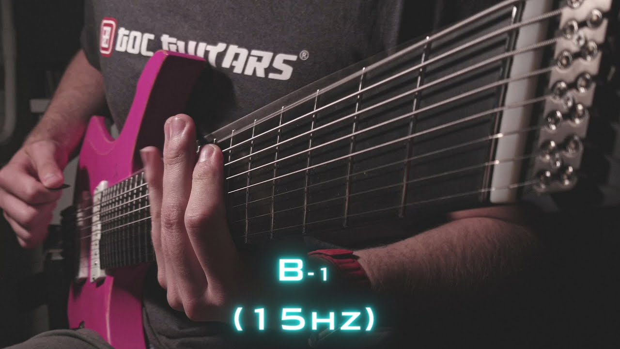 guitar tuned lower than the kick drum [Triple Drop B Djent]