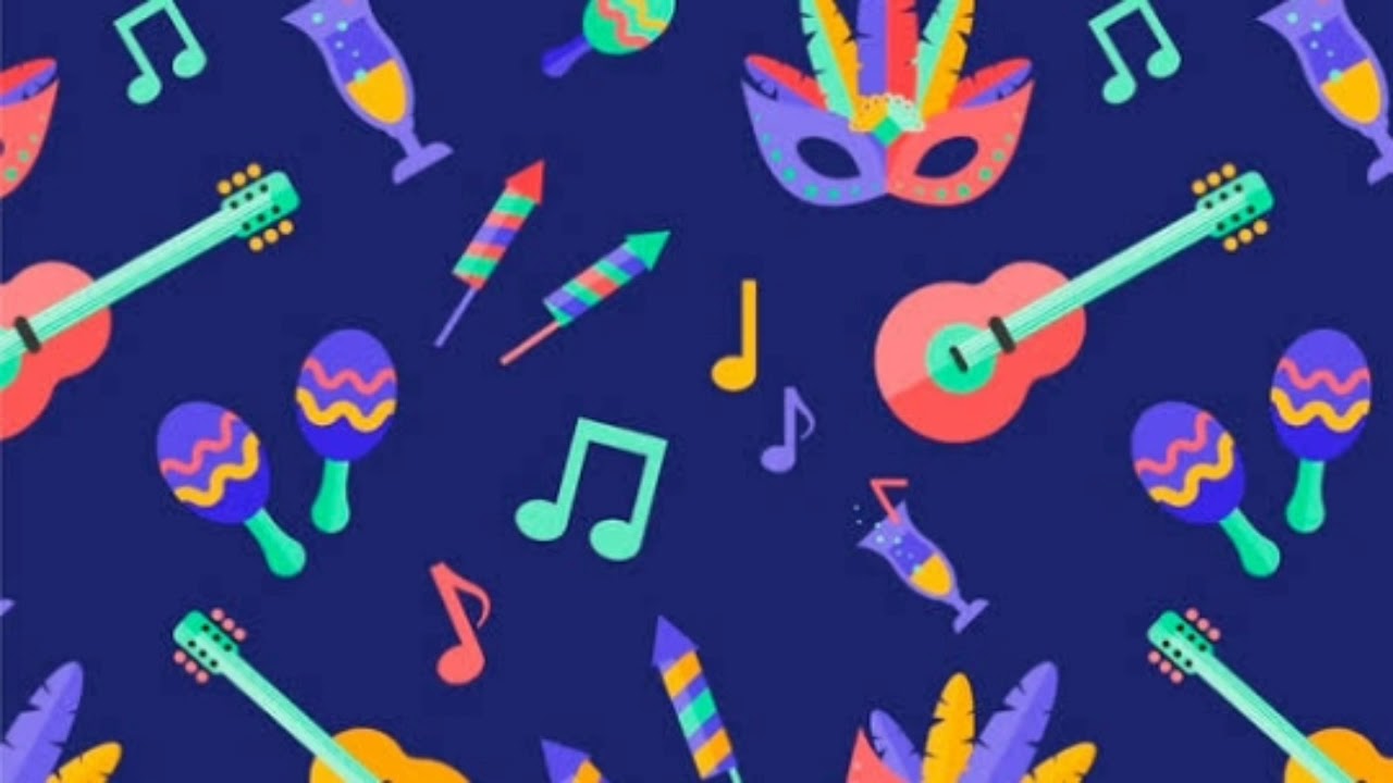 Background fundo animado Carnaval  | Educa&ccedil;&atilde;o  Infantil