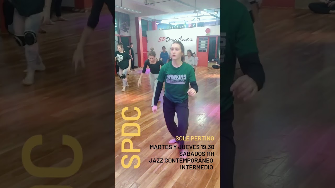 Clases de jazz contempo de Sole Pertino. Intermedio avanzado en #spdc #danza #clasedanza #dance