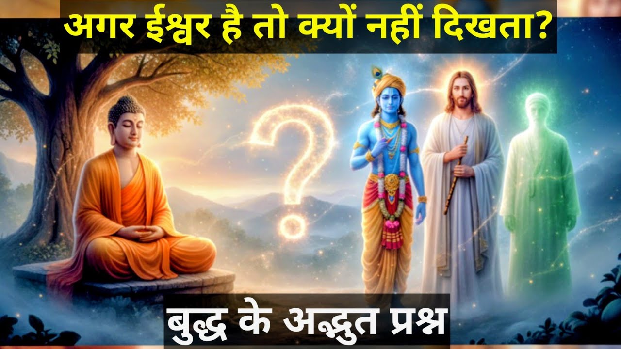 जब बुद्ध ने पूछा– अगर ईश्वर है, तो क्यों नहीं दिखता?|अद्भुत प्रश्न #ishwar #dharma #buddhastory