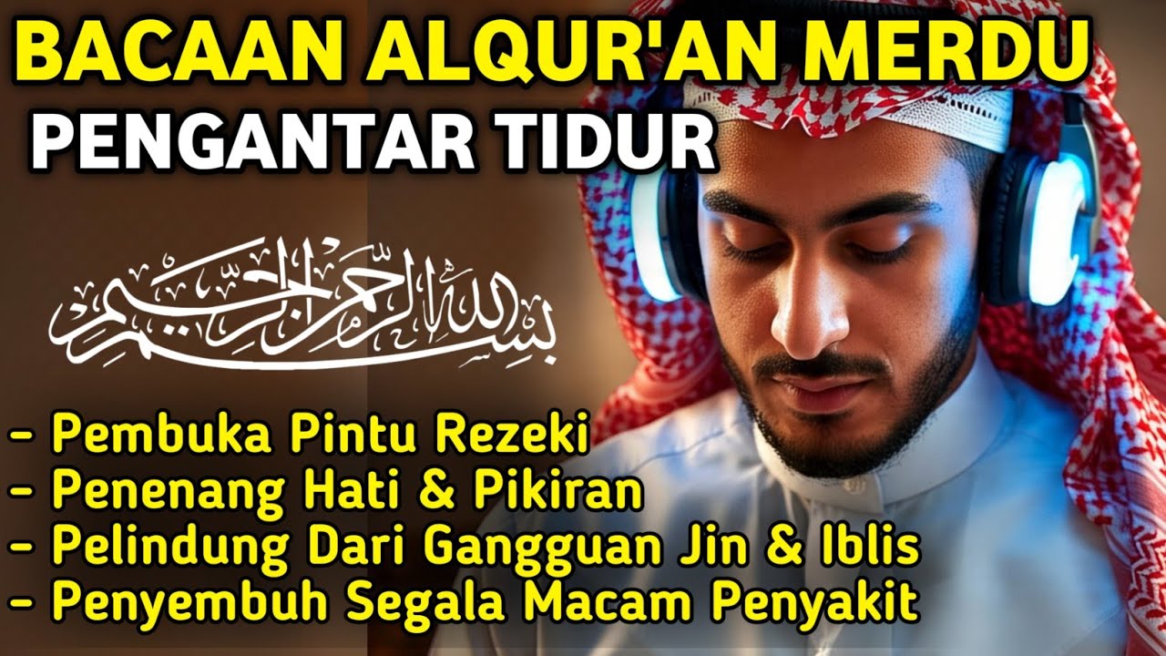 MUROTTAL MERDU PENGANTAR TIDUR,AL KAHFI, ALWAQIAH,ALMULK,AR RAHMAN,YASIN,BY:Alaa Aqel