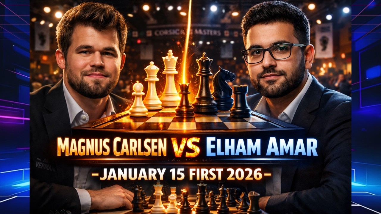 Norwegian Derby♟️ Carlsen DEFEATS Elham Amar in 52 Moves♟️January 2026♟️