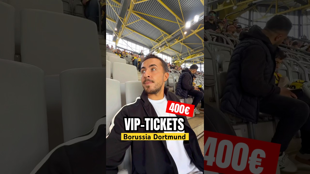 400&euro; f&uuml;r VIP-Tickets in Dortmund? 🤨 #fussball #vip #tickets #bvb