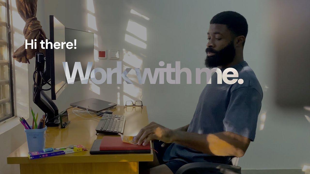Work With Me This Morning | Remote Work, Soft Sunlight, Small Moments