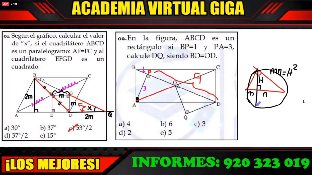 GEOMETRÍA: CUADRILÁTEROS-Teoría y Problemas Resueltos [ACADEMIA VIRTUAL GIGA]