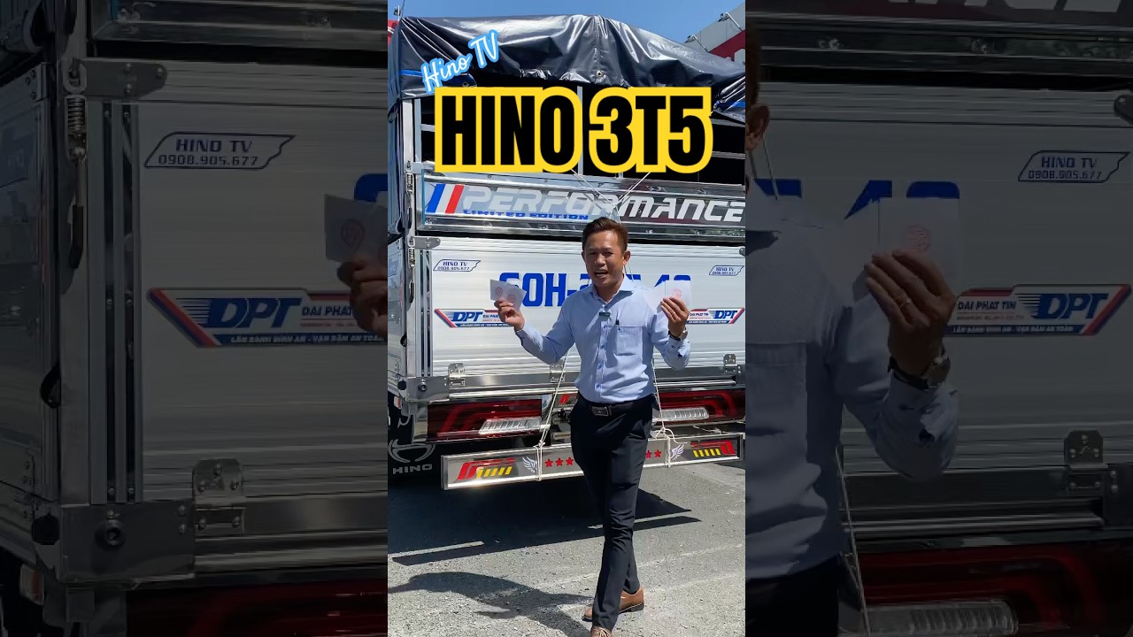 Hino 3T5 Mui Bạt 5m3 Lăn B&aacute;nh Về Đồng Nai | Gi&aacute; Lăn B&aacute;nh Hino 3T5 #hinotv #hino3t5 #hinoeuro5