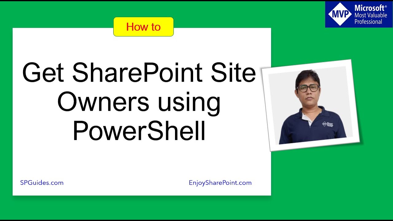 Get SharePoint Site Owners using PowerShell (Office 365 Group Connected Site)