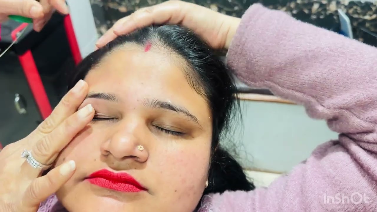 Learn to make eyebrow threading 👌.                                  #eyebrows #eyebrowtutorial 