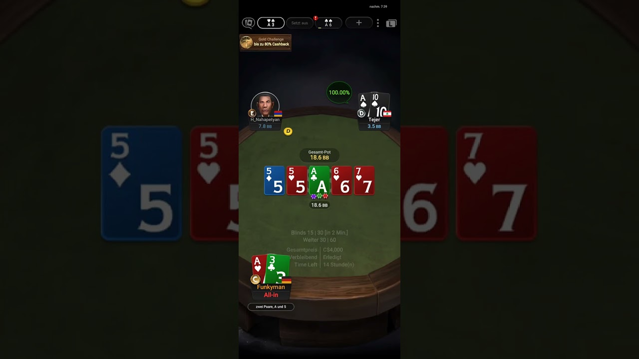 Spin and Gold für GG Poker $500K Juli Swipefest