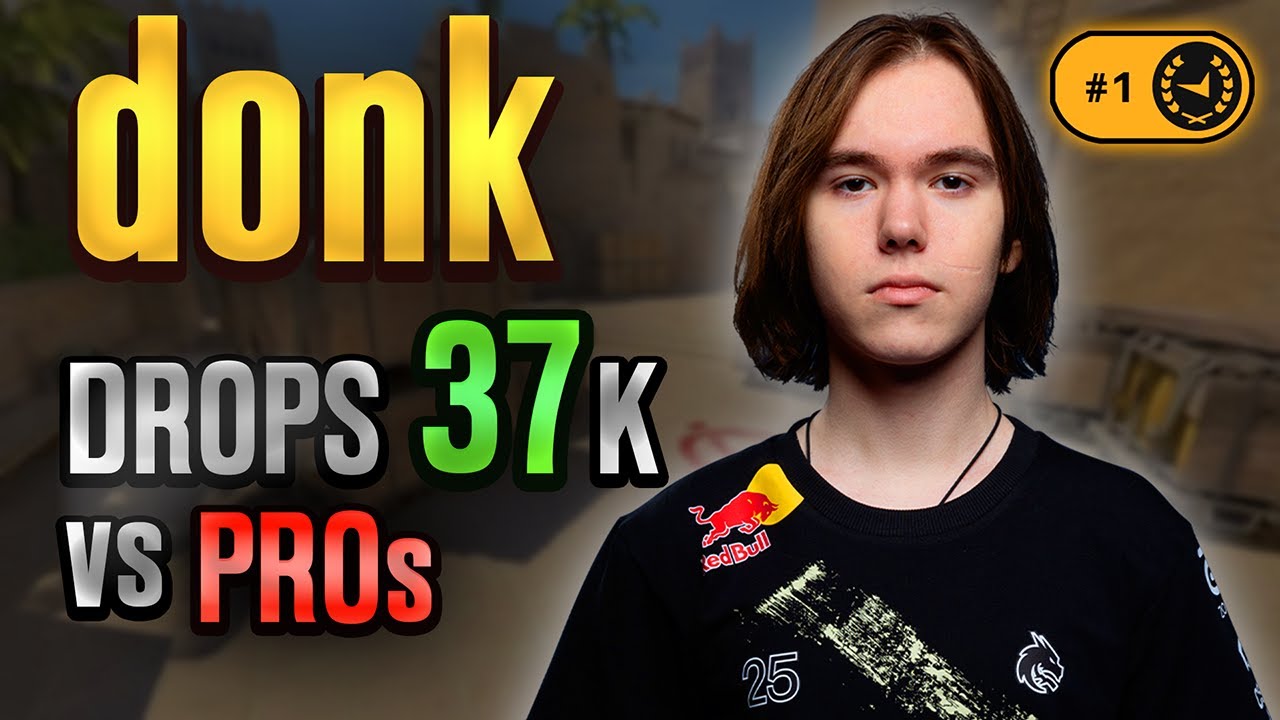 DONK gets 37 vs PROs in Top 100 FACEIT! COMMs ON 💬 (Mirage)