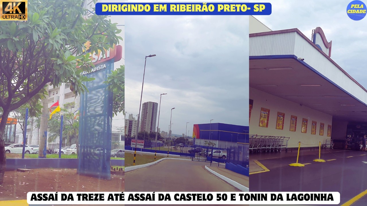 Conhecendo o caminho entre os 3 atacadistas , passando por 6 bairros de Rib. Preto - 14/11/25 -【4K】