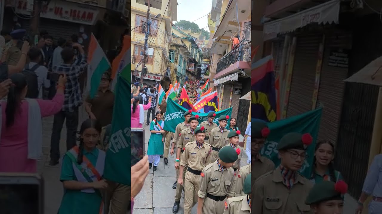 2023 Independence day rally of schools in Almora uttarakhand