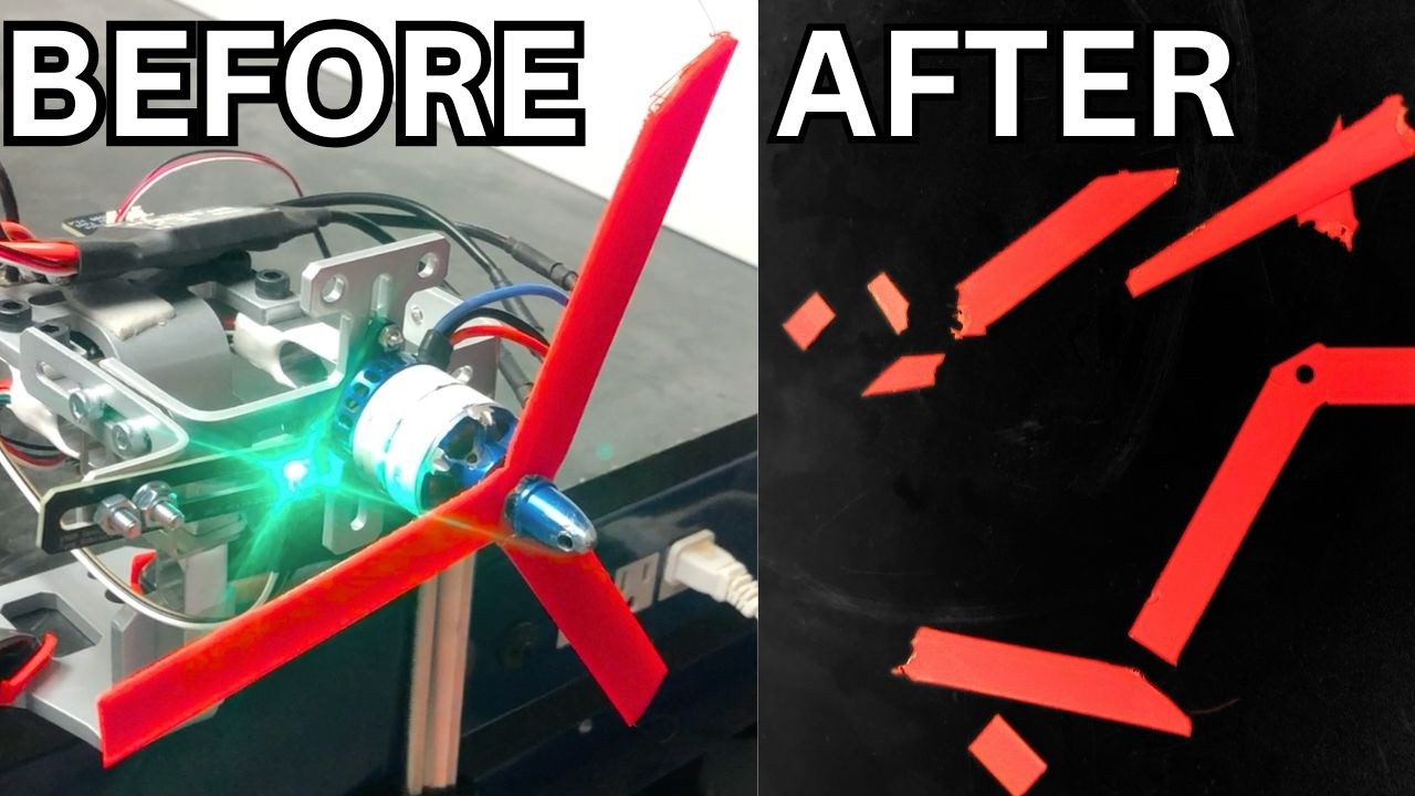 Why Untapered Propellers Break Easily