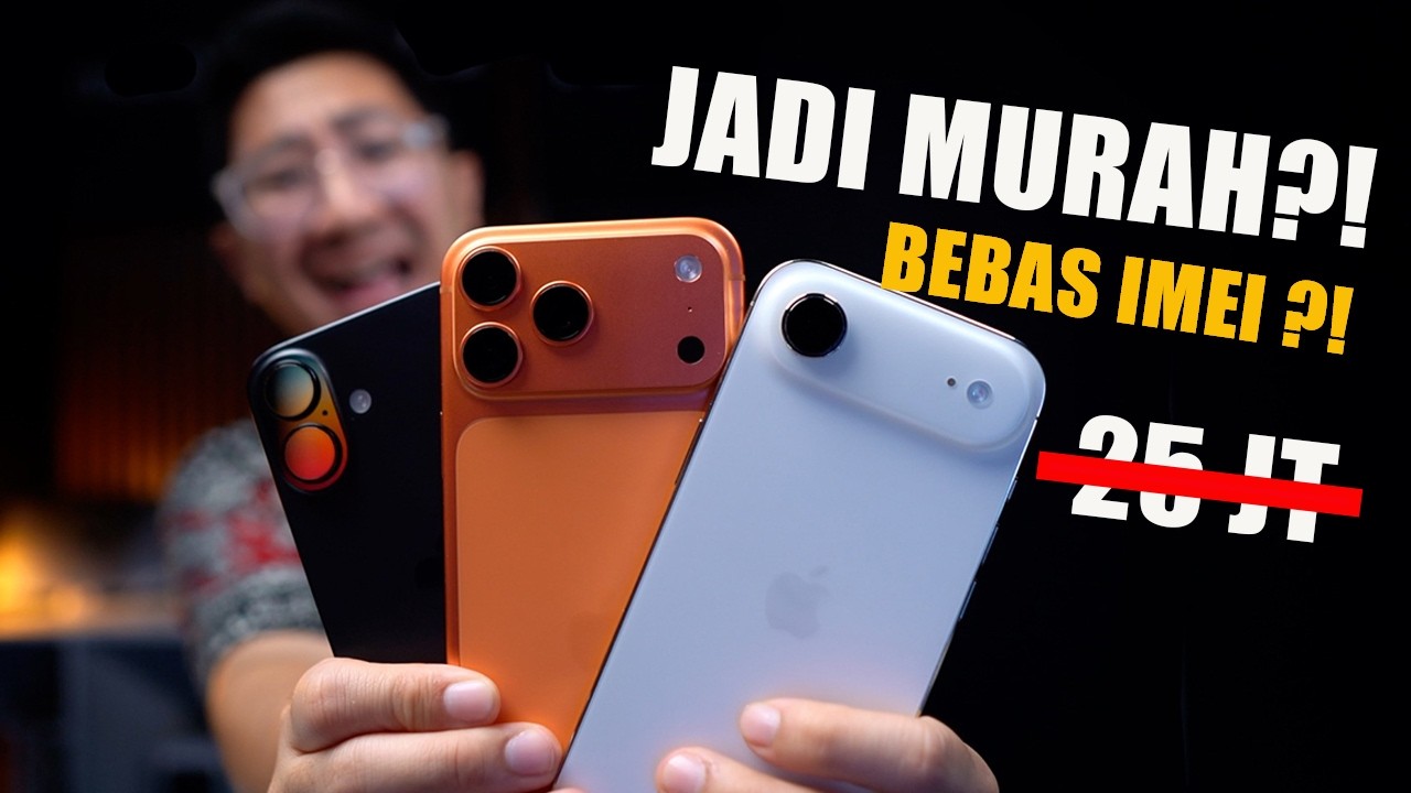 🔥 AKHIRNYA! iPhone Bisa Lebih Murah & Bebas IMEI di Indonesia?!