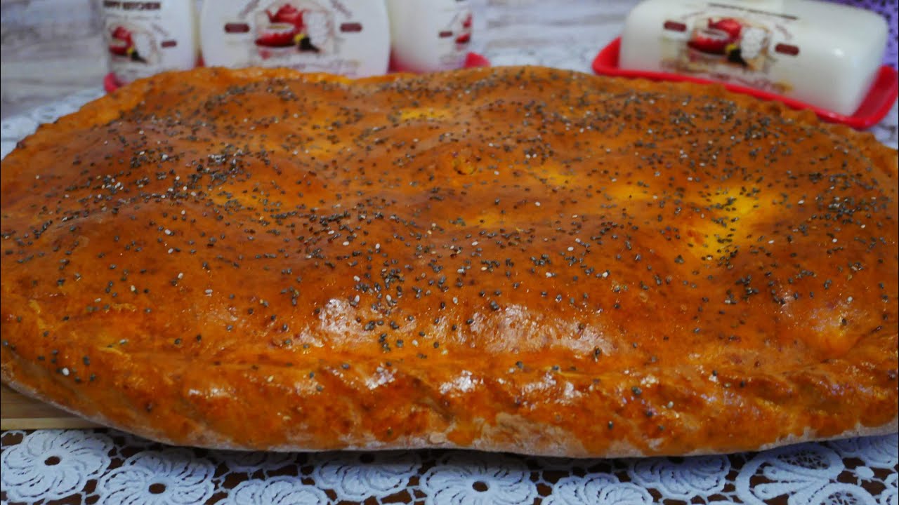 Пирог из творожного теста с капустой. Быстрый и простой рецепт пирога. ВКУСНЫЙ пирог с капустой