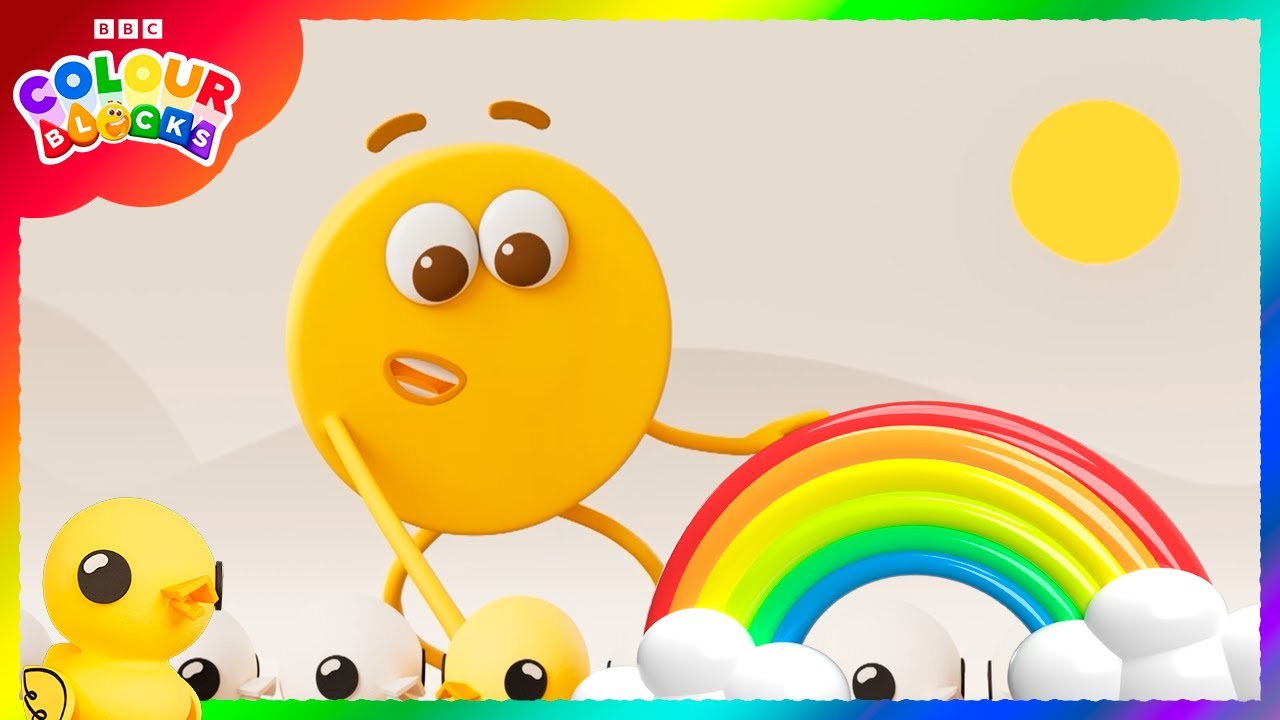 Yellow's Colour Things | Colour Wheels | Kids Learn Colours | @Colourblocks