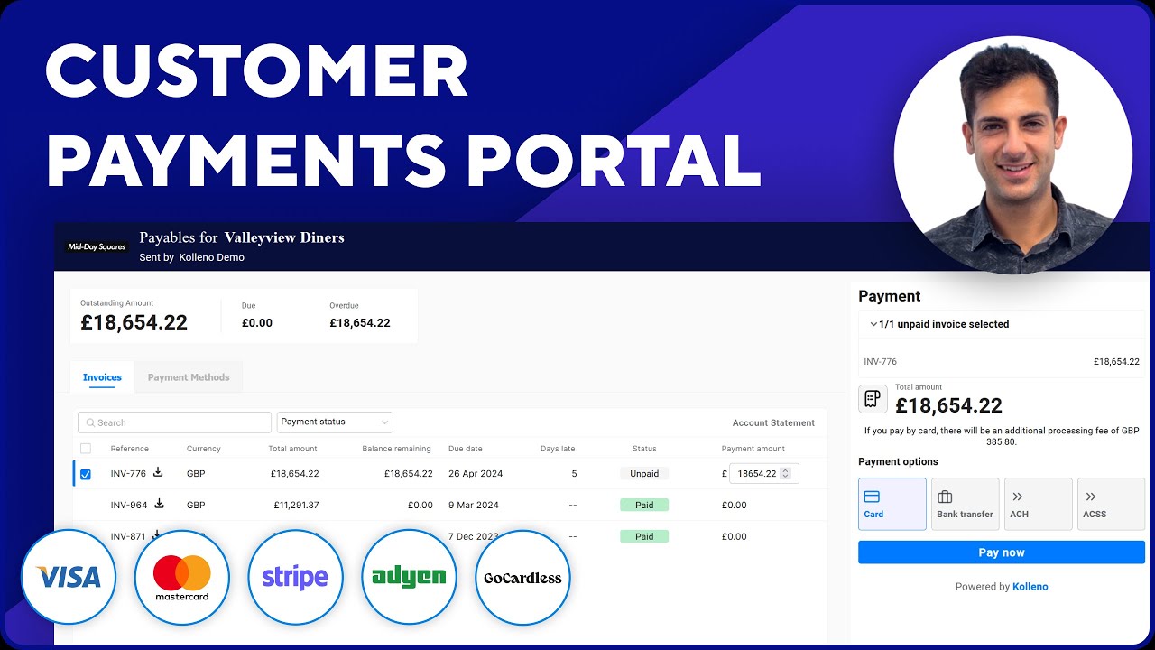 Get Paid Faster with Kolleno's Customer Payments Portal