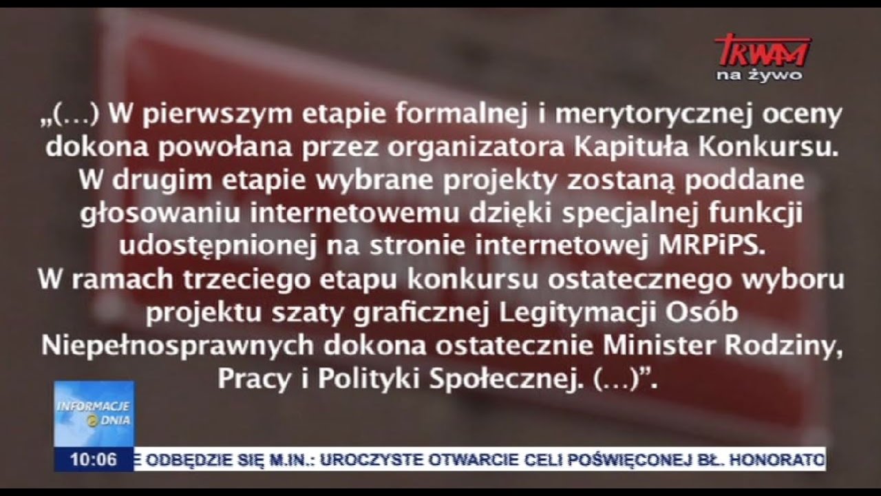 Informacje Dnia 06.05.2017 [10:00]