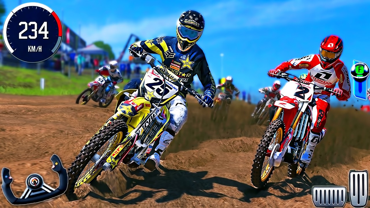 Uphill Offroad Motorbike Rider Racing 3D - MXGP Motocross Dirt Bike Stunt Simulator - PC GamePlay #2