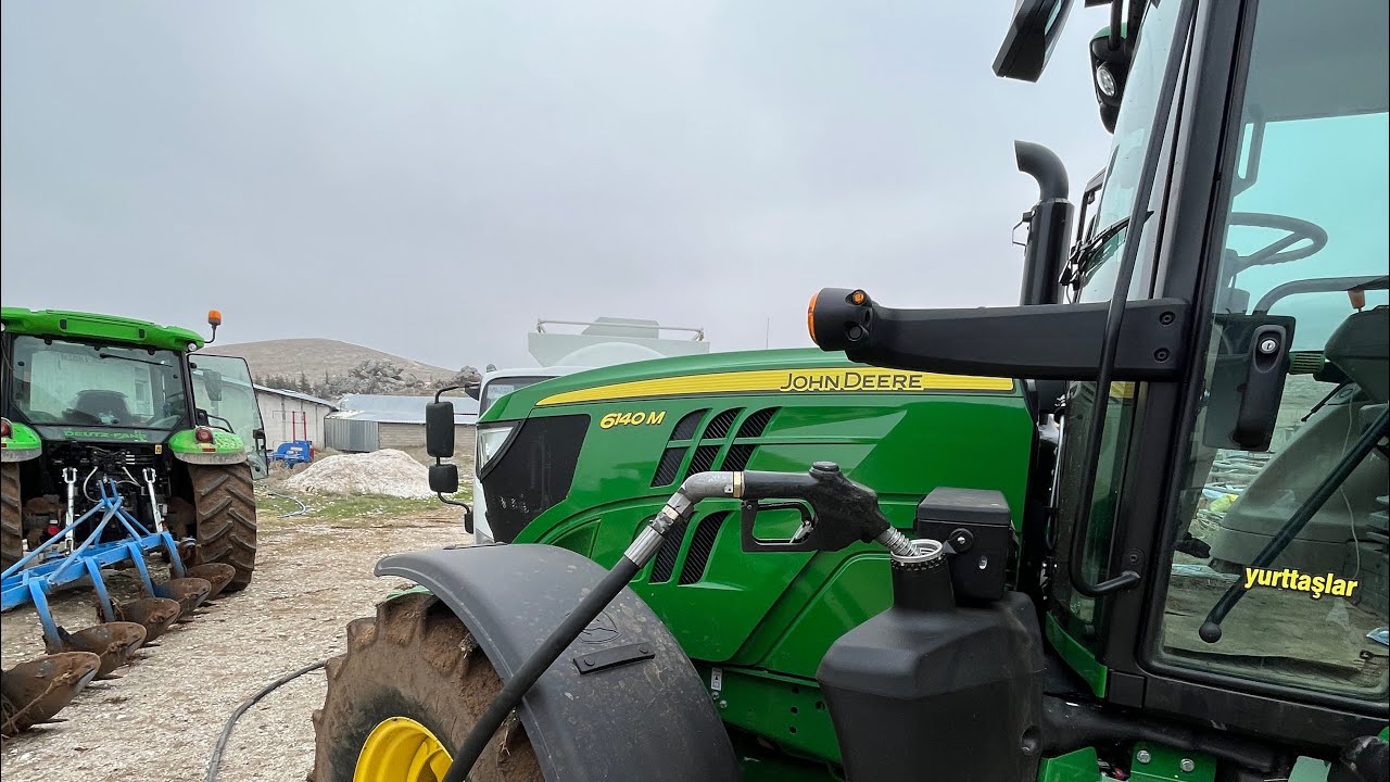 JohnDeere 6140 m // Herg Ediyoruz // 5-16 Esener // Ne kadar yakıyor ?