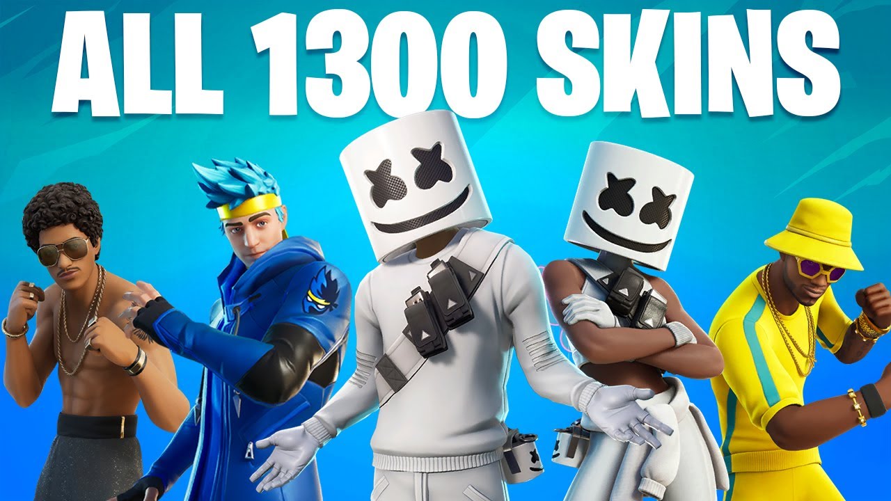 FORTNITE ALL SKINS (All 19 Seasons)