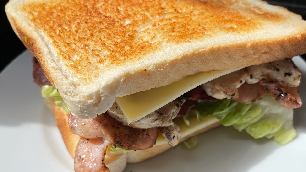 Turkey BLT Toastie (Turkey, Bacon, Lettuce and Tomato) - Full Recipe
