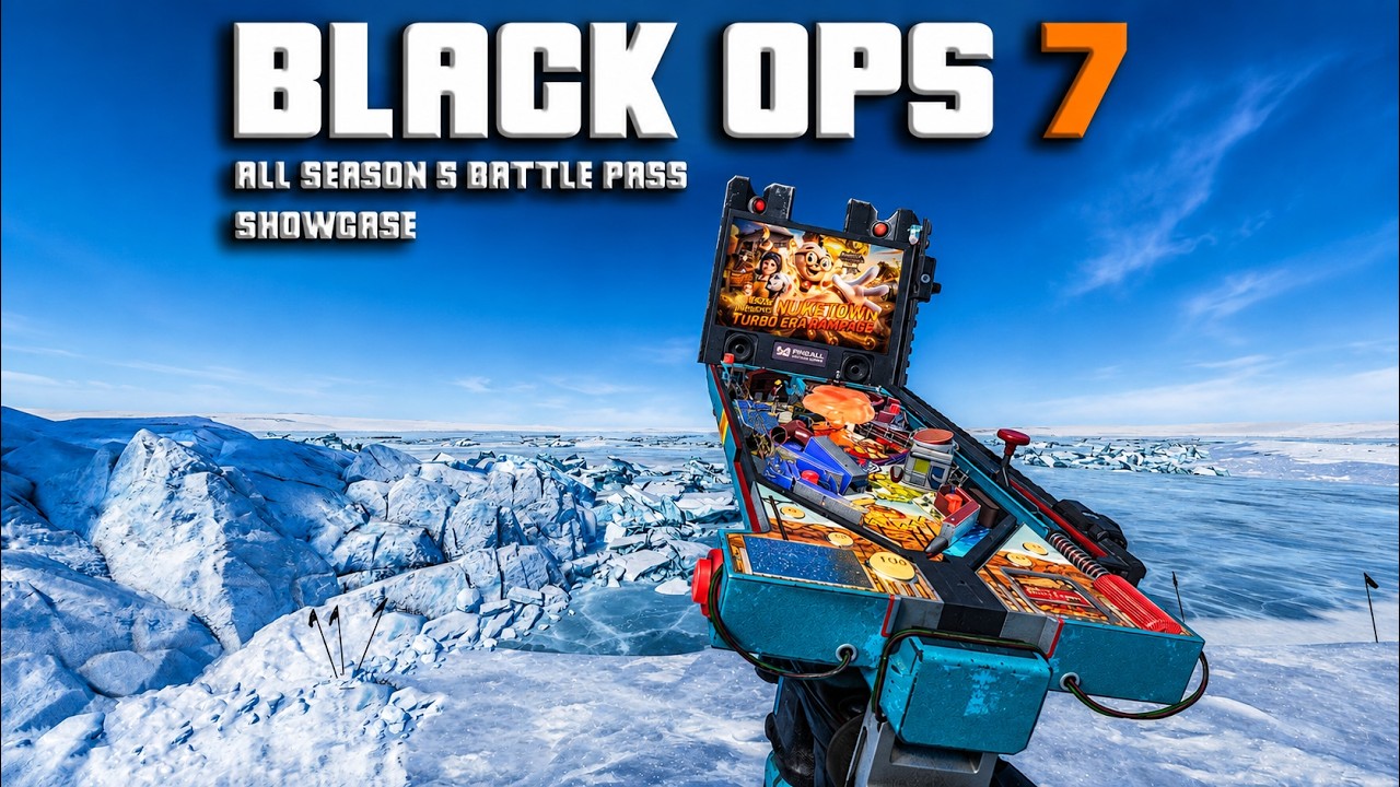 CALL OF DUTY BLACK OPS 7 : ALL SEASON 5 BATTLE PASS SHOWCASE 4K
