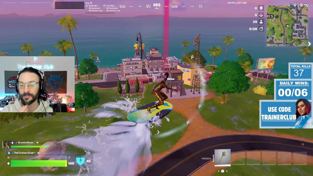 Unreal Ranked Duo ZB Grind  | Use Code 'TrainerClub' #Fortnite