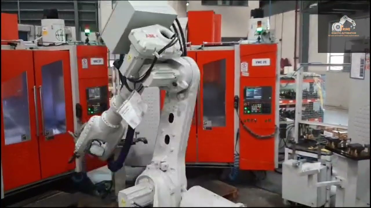 Machine Tending Pick and Place with CNC Machine