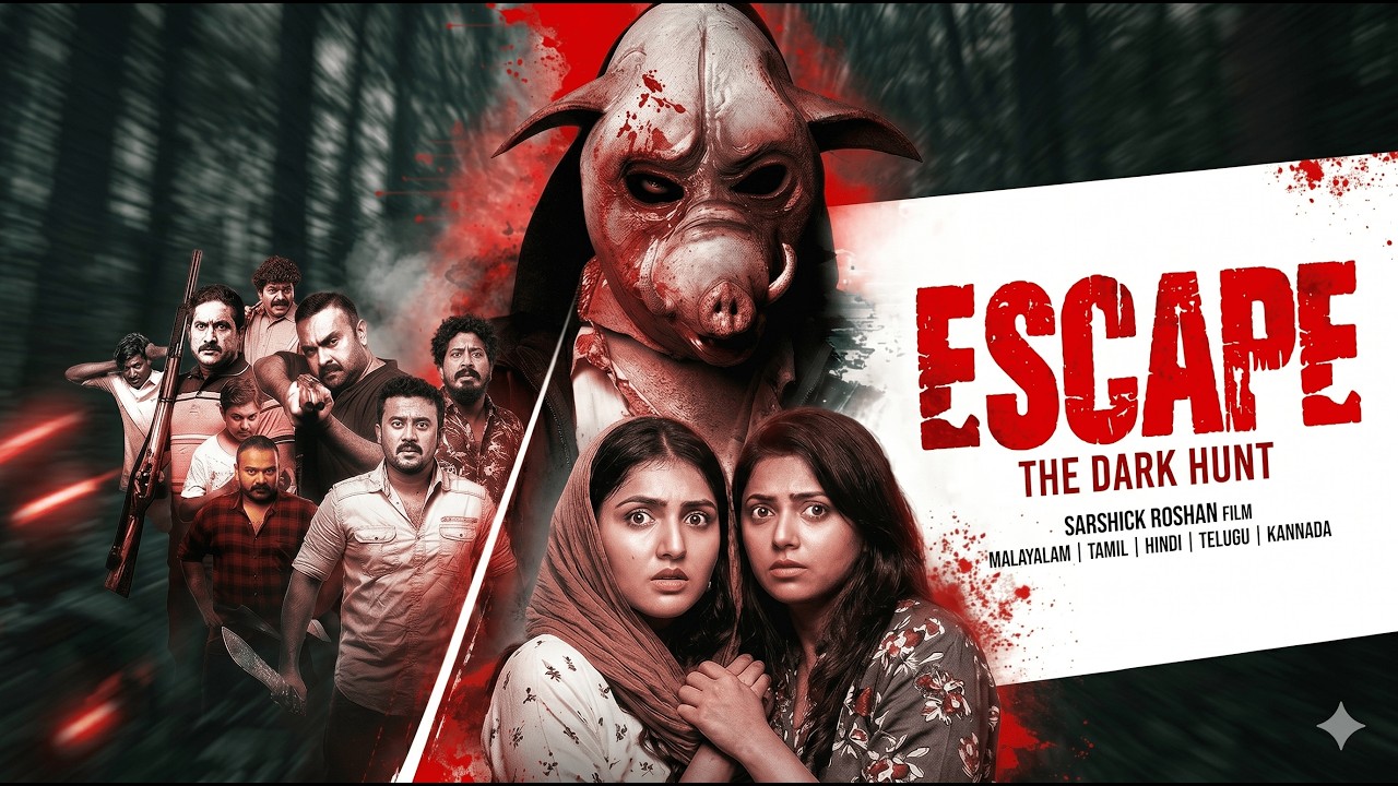 ESCAPE (2026) | Full South Horror Movie Hindi Dubbed | Gayathri Suresh | Sreevidya Mullachery |