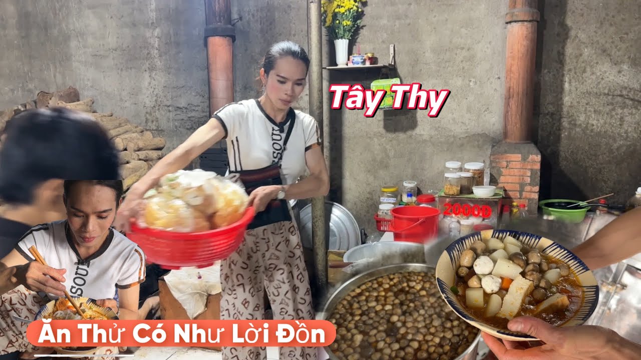 Đã Mắt Nồi Bánh Canh Miền Tây Đậm Vị,Tây Thy Gửi Đến Các Em Nhỏ Ăn Thử có Như Lời Đồn