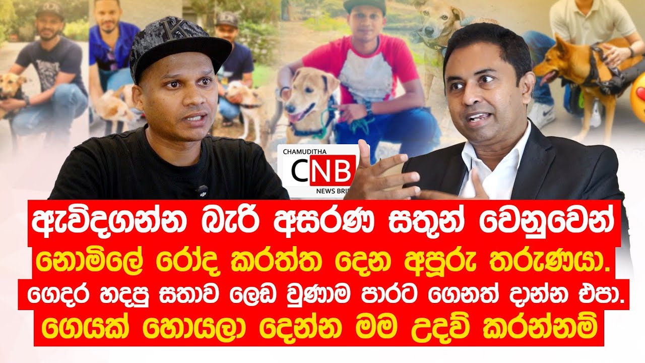 අසරණ සතුන් වෙනුවෙන් නොමිලේ රෝද කරත්ත දෙන අපූරු තරුණයා.ගෙදර හදපු සතාව ලෙඩ වුණාම පාරට දාන්න එපා.