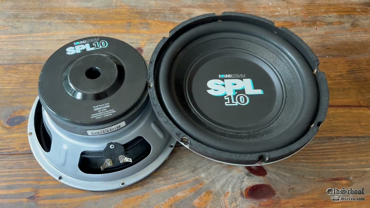 Old School Soundstream SPL 10 Subwoofers
