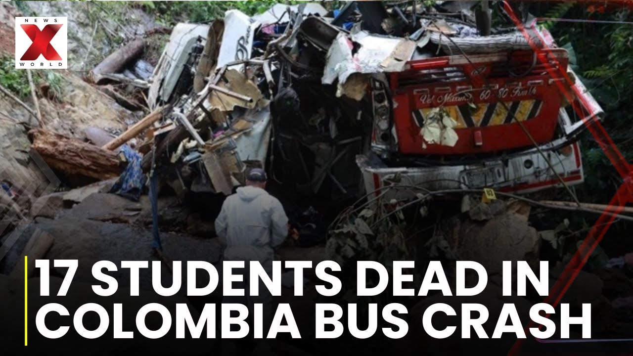 Colombia Bus Crash: School bus crash in Colombia kills at least 17 | Colombia News | NewsX World